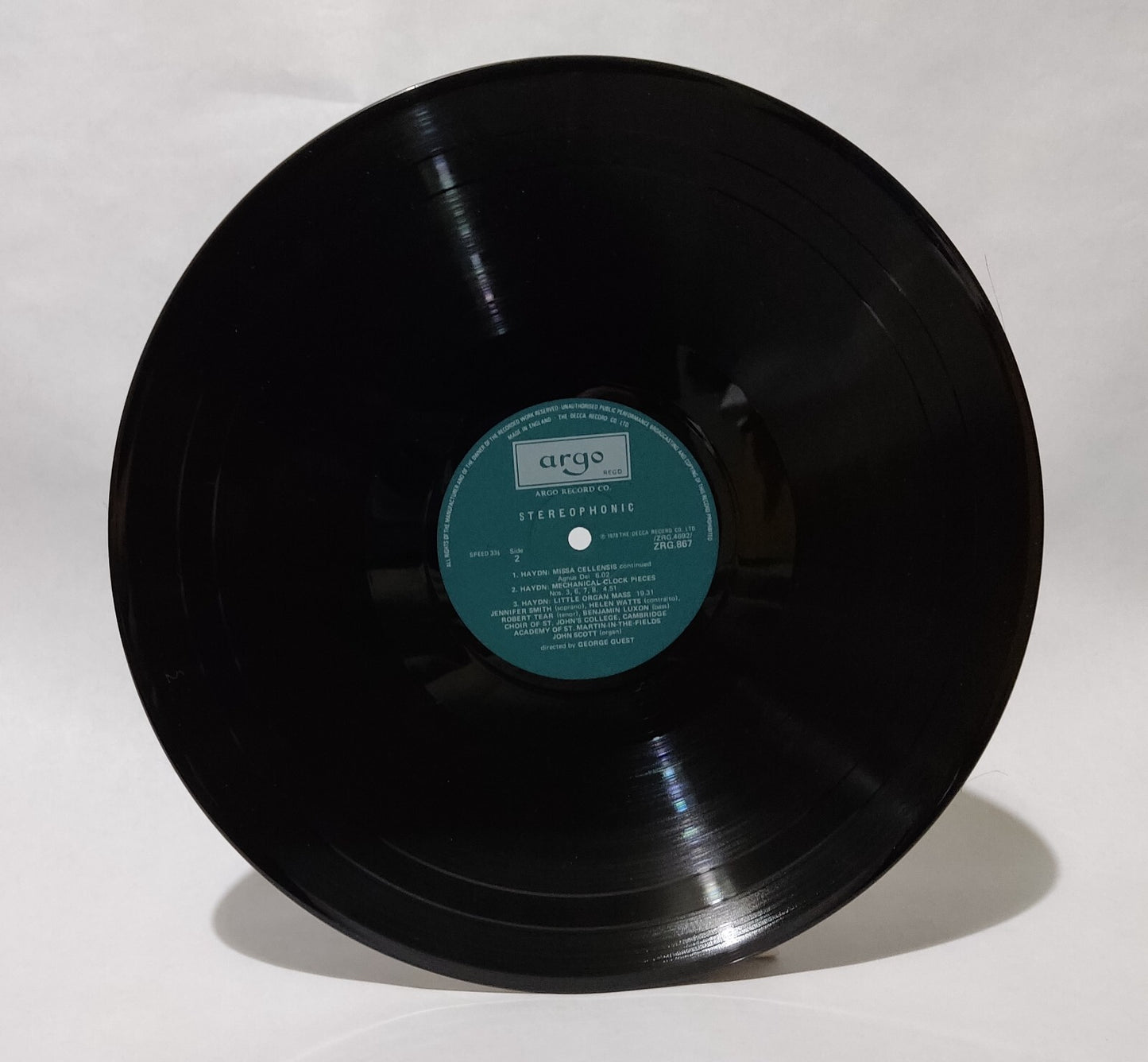 Haydn - Mariazeller Mass/Four Pieces for Mechanical Clock - Music Vinyl Record