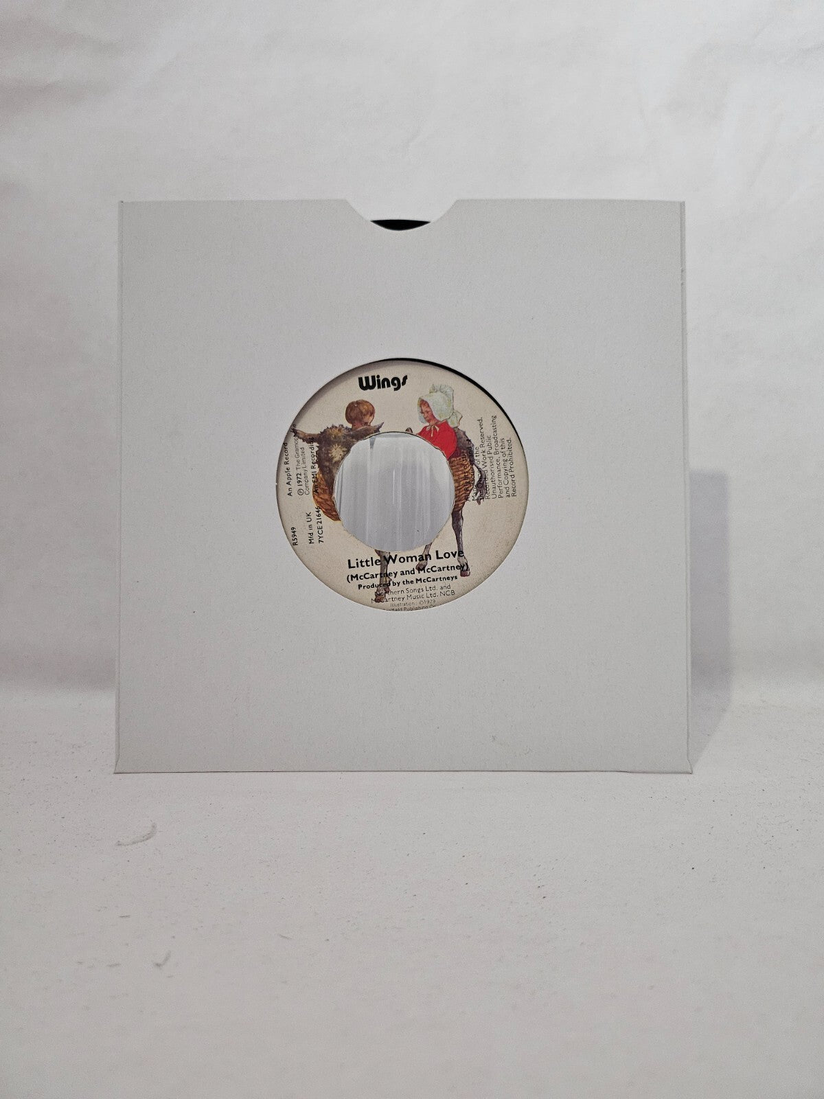 Wings - Little Woman Love / Mary Had A Little Lamb - 7 Inch Vinyl Record