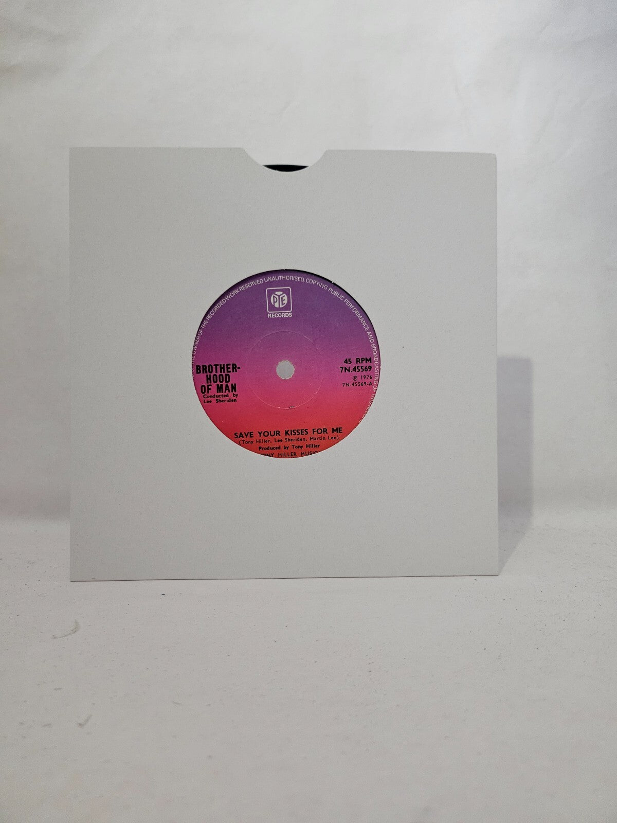 Brotherhood Of Man - Save Your Kisses For Me - 7 inch Vinyl Record