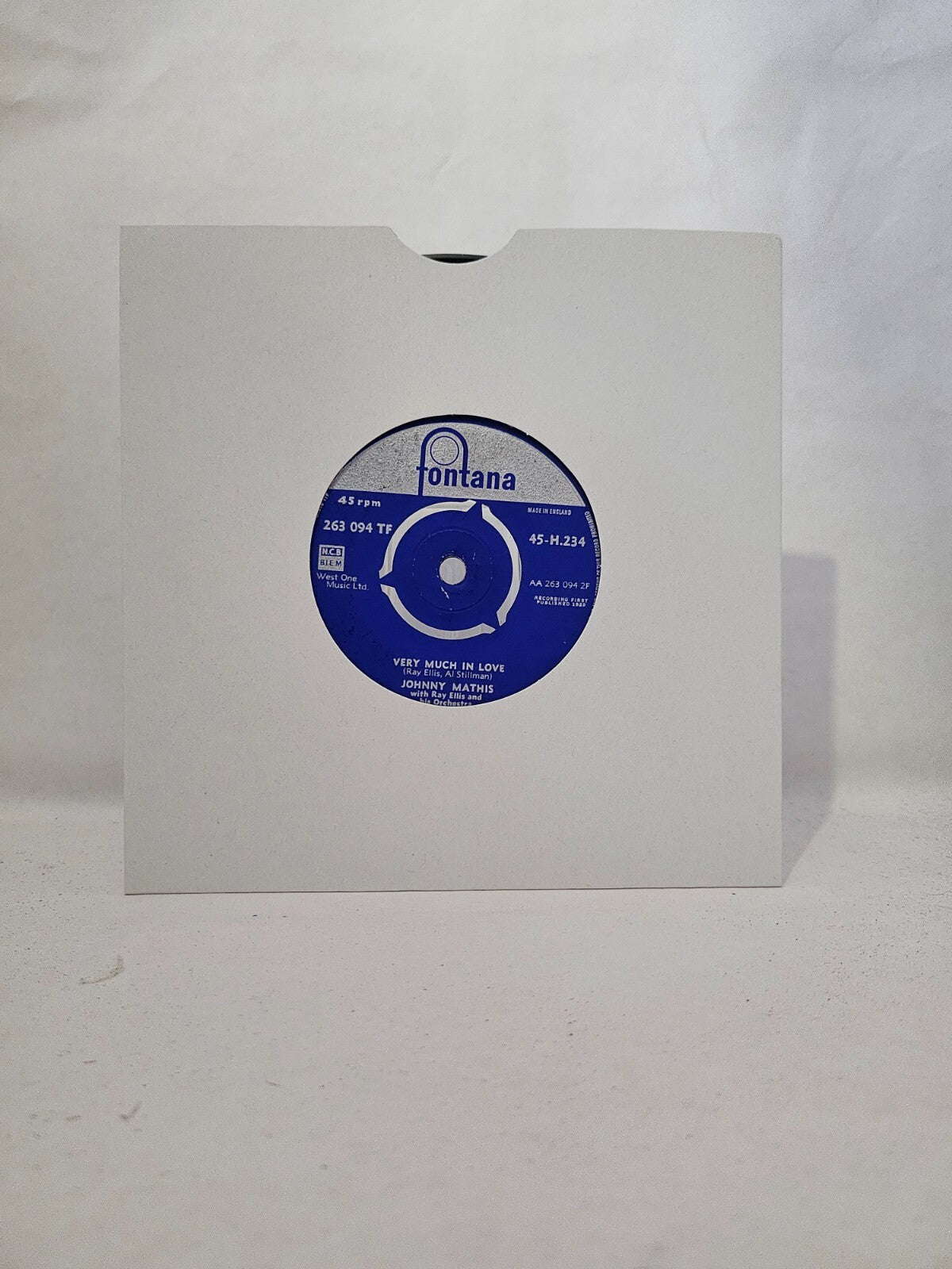 Johnny Mathis - Very Much In Love / You Are Beautiful - 7 inch Vinyl Record