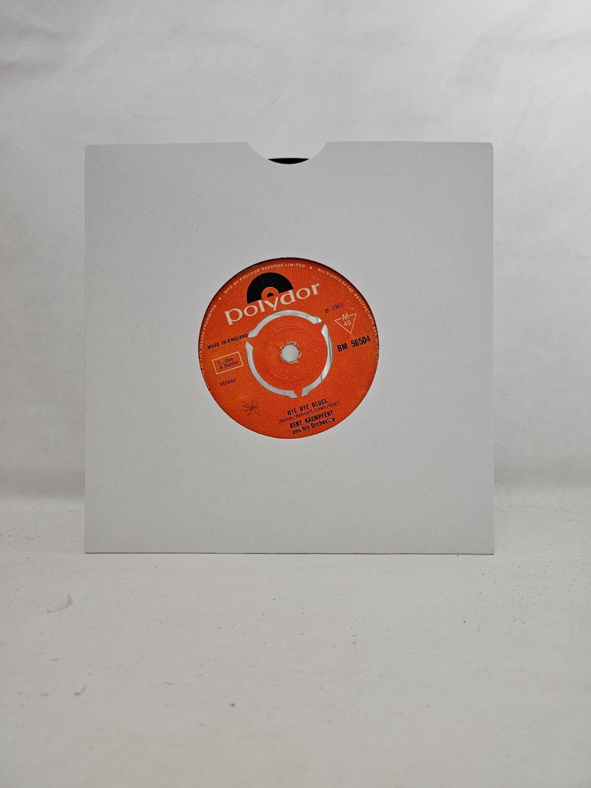 Bert Kaempfert - Bye Bye Blues / Remember When - 7 inch Vinyl Record