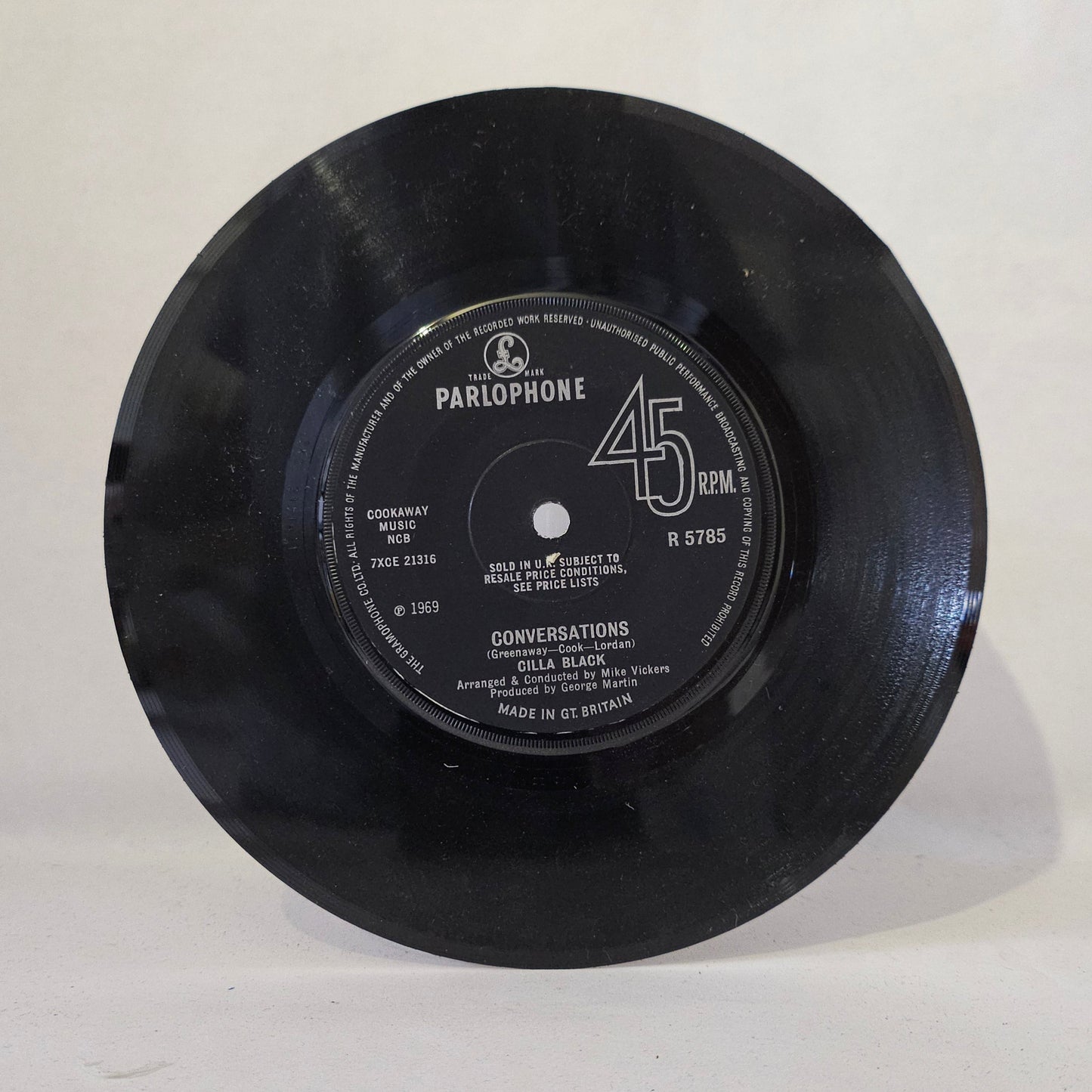 Cilla Black - Conversations / Liverpool Lullaby - 7 inch Music Vinyl Record