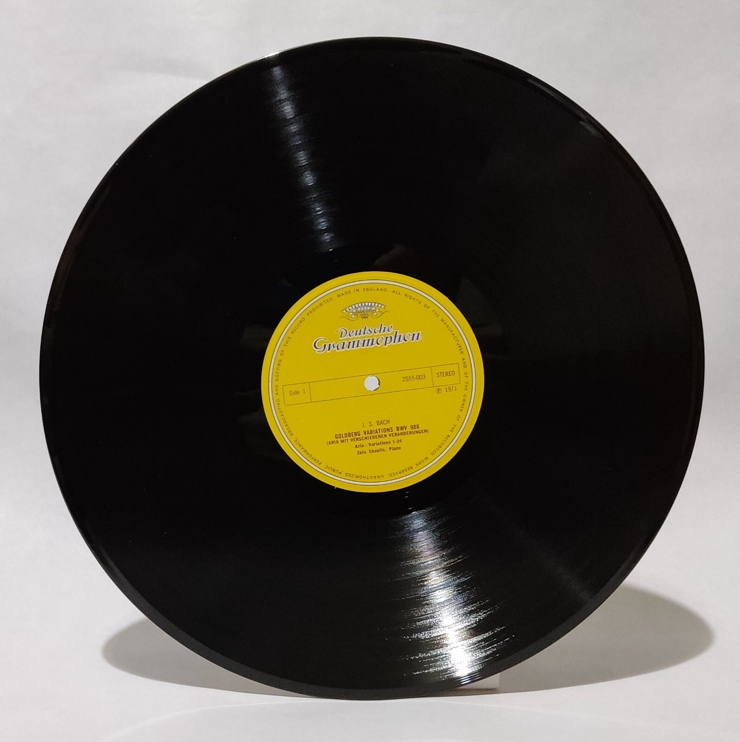 Zola Shaulis - JS Bach/Prokofieff (Piano) - Music Vinyl Record