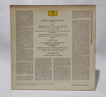 Herbert von Karajan - Bach: Brandenburg Concertos No 4,5,6 - Music Vinyl Record