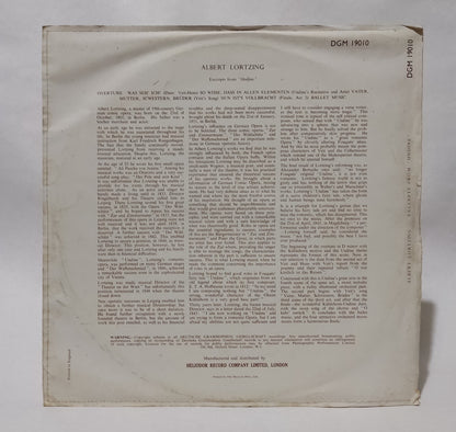 Albert Lortzing - Undine (Excerpts from the Opera) - Music Vinyl Record