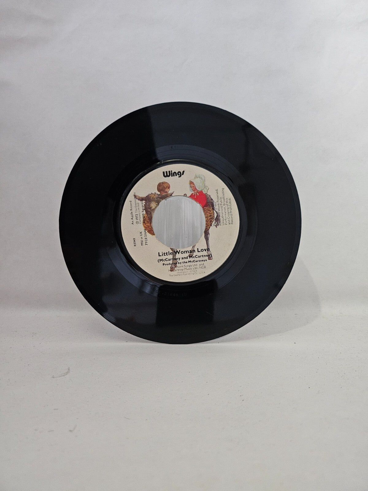 Wings - Little Woman Love / Mary Had A Little Lamb - 7 Inch Vinyl Record