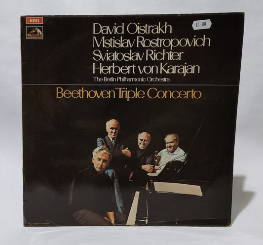 Beethoven - Triple Concerto (Oistrakh, Rostropovich...) - Music Vinyl Record