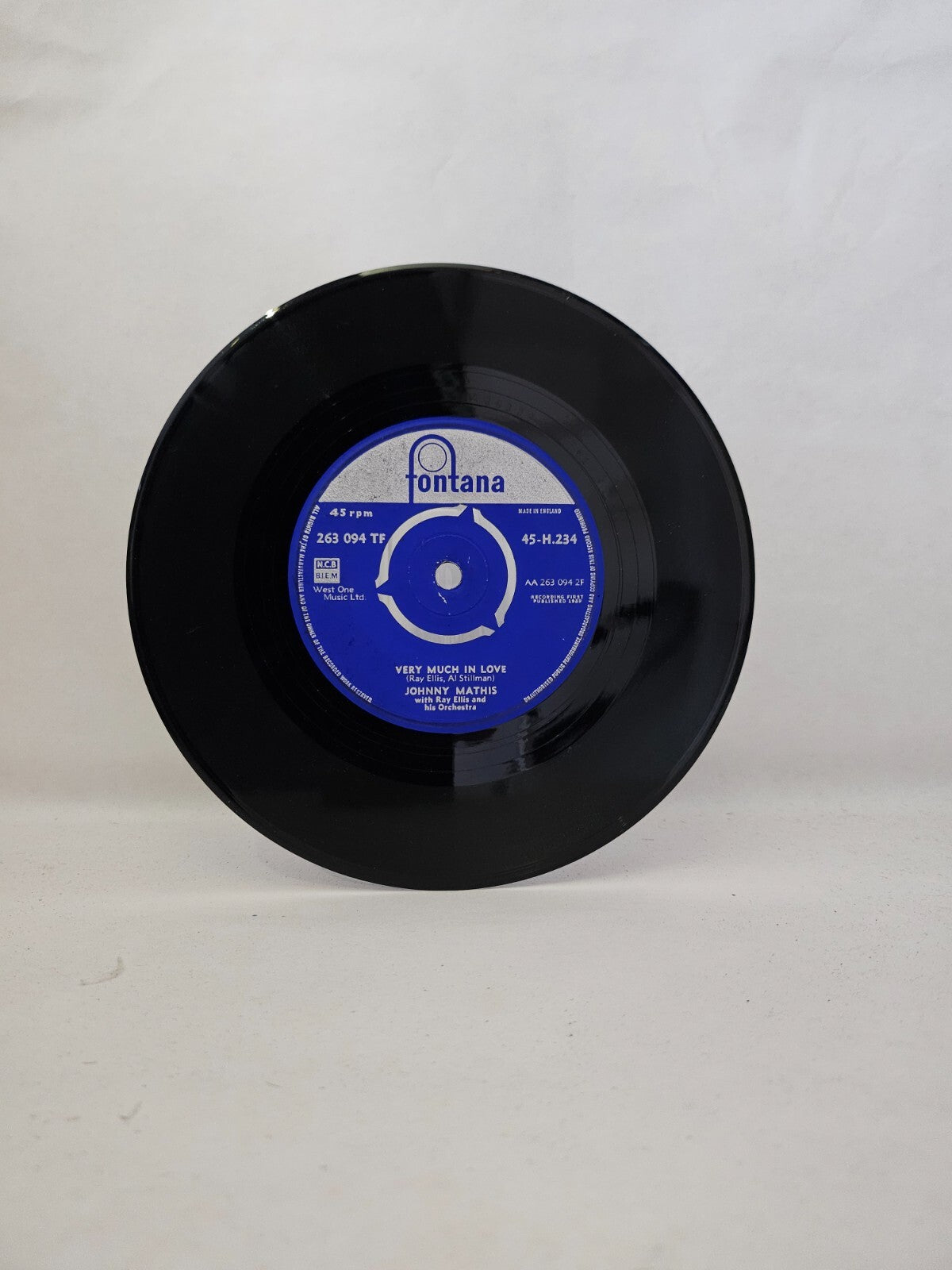 Johnny Mathis - Very Much In Love / You Are Beautiful - 7 inch Vinyl Record