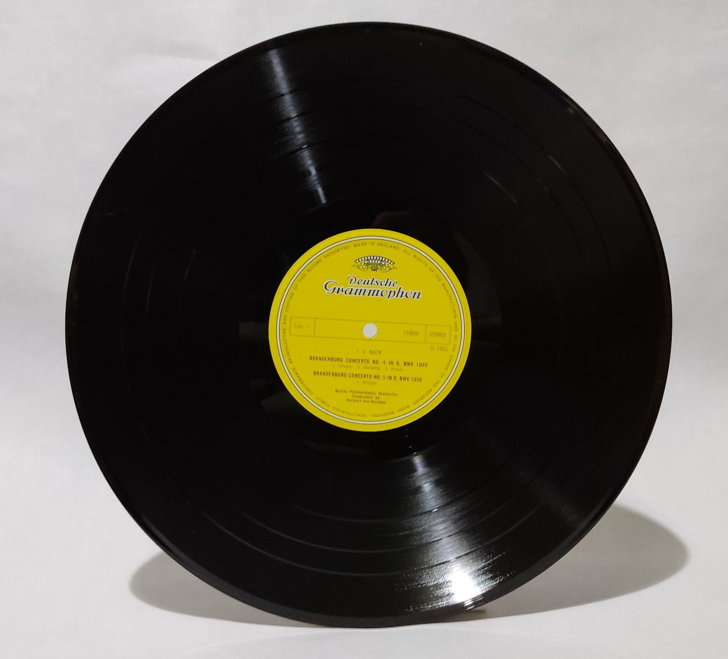 Herbert von Karajan - Bach: Brandenburg Concertos No 4,5,6 - Music Vinyl Record