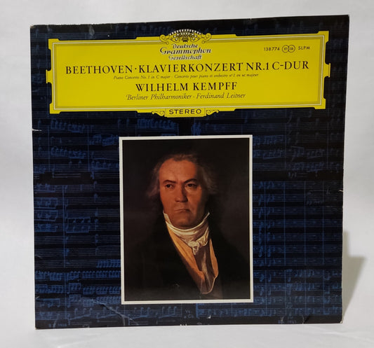 Beethoven - Klavierkonzert Nr. 1 C-Dur (Wilhelm Kempff) - Music Vinyl Record