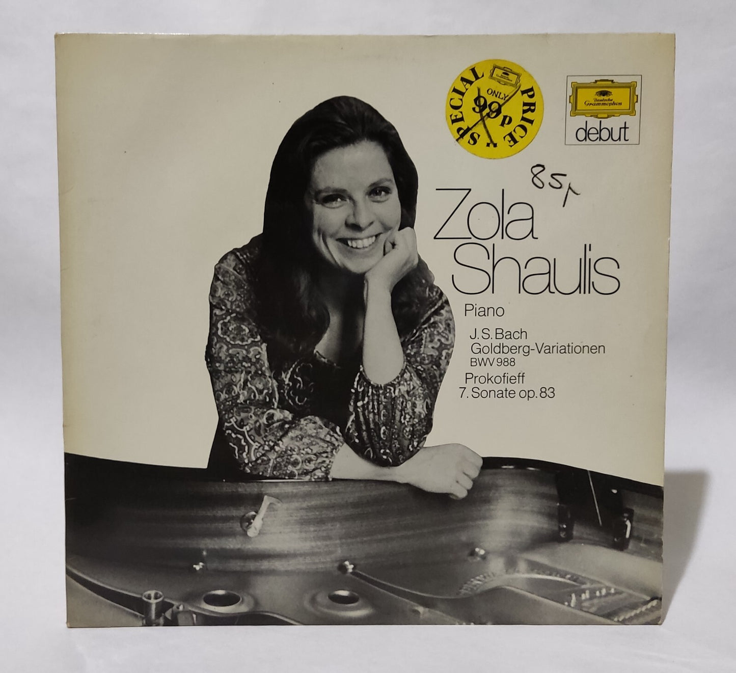 Zola Shaulis - JS Bach/Prokofieff (Piano) - Music Vinyl Record