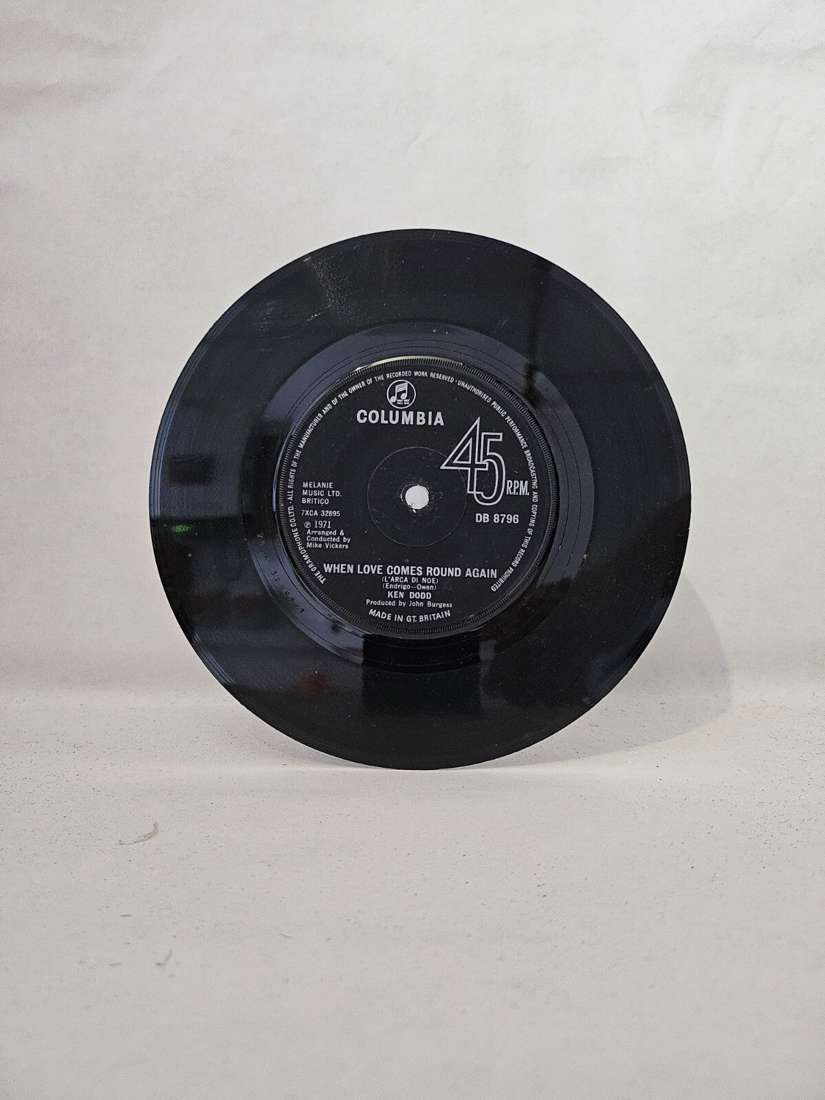 Ken Dodd - One Thousand Nights / When Love Comes Around Again - 7" Vinyl Record