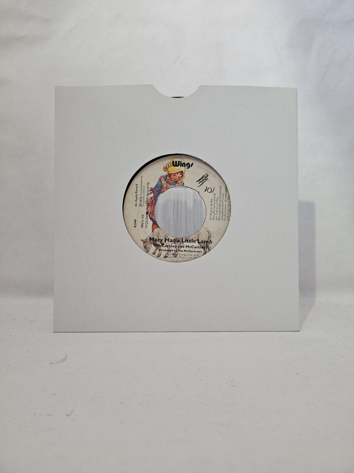 Wings - Little Woman Love / Mary Had A Little Lamb - 7 Inch Vinyl Record