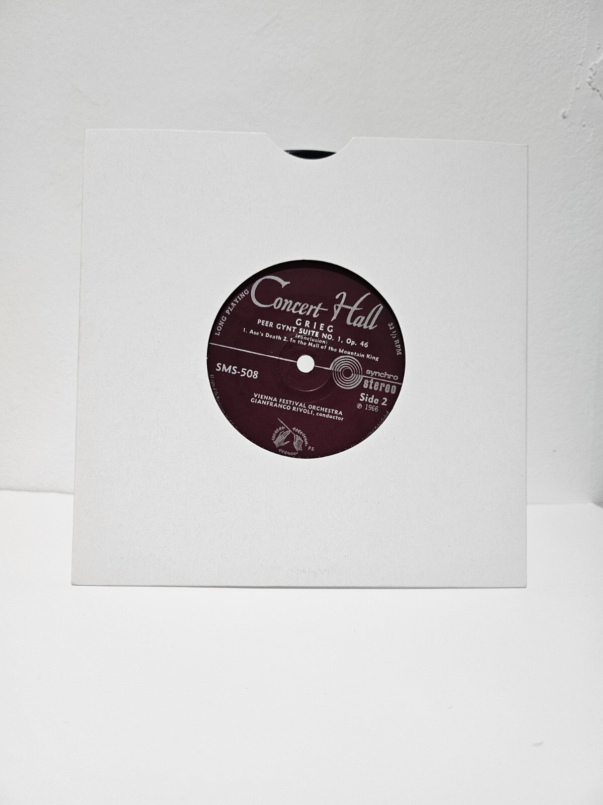 Vienna Festival Orchestra - Greig - Peer Gynt Suite No.1 - 7 inch Vinyl Record