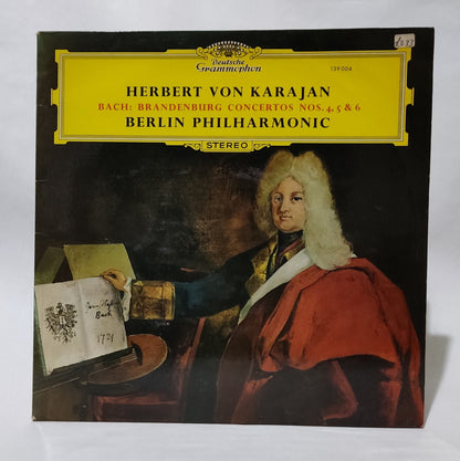 Herbert von Karajan - Bach: Brandenburg Concertos No 4,5,6 - Music Vinyl Record