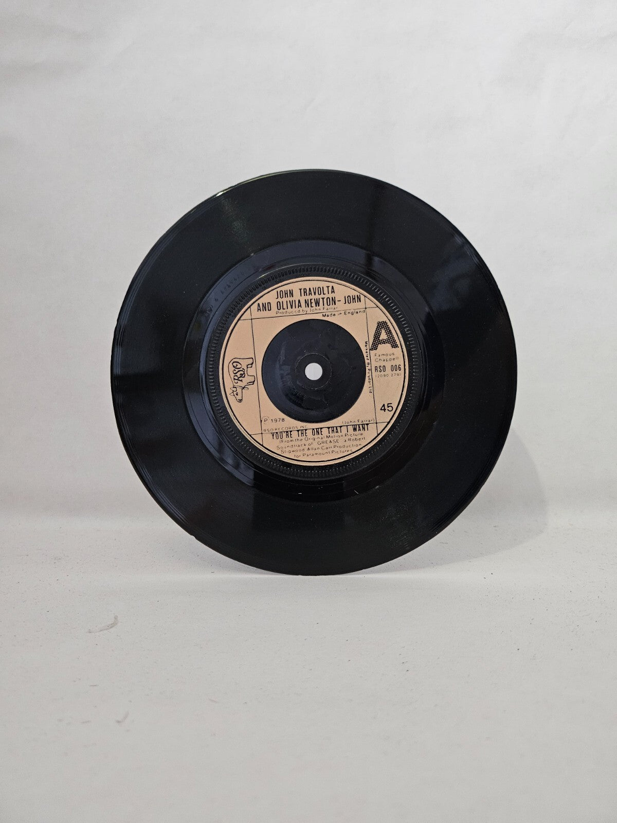 John Travolta Olivia Newton John - You're The One That I Want - 7" Vinyl Record