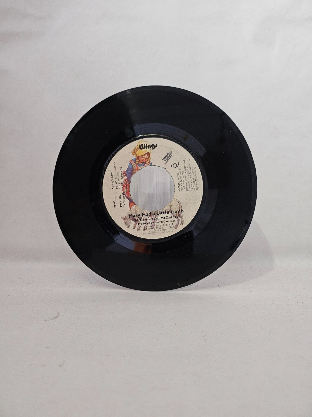 Wings - Little Woman Love / Mary Had A Little Lamb - 7 Inch Vinyl Record