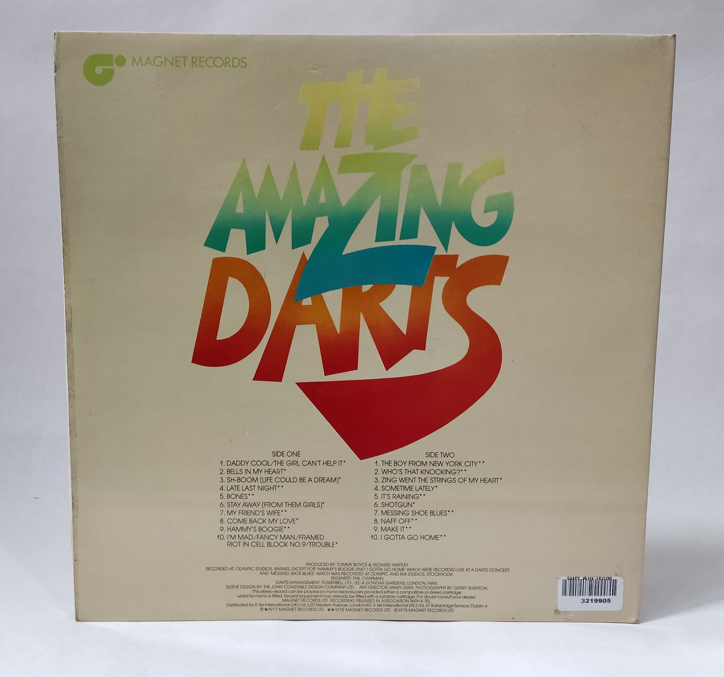 Darts - The Amazing Darts - Music Vinyl Record