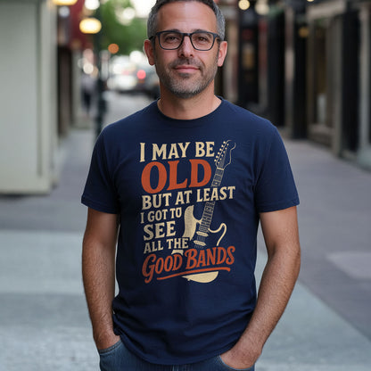 Vintage Rock Legends Tee - I May Be Old - Unisex T-Shirt