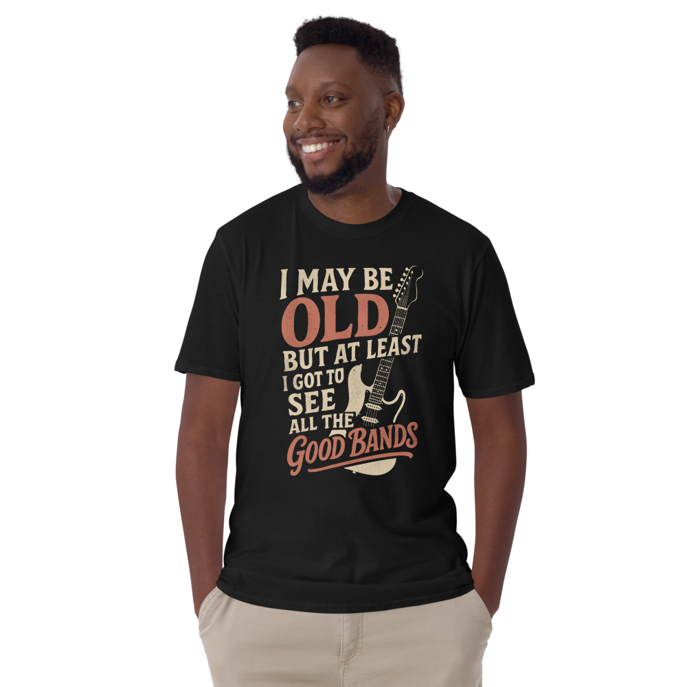 Vintage Rock Legends Tee - I May Be Old - Unisex T-Shirt